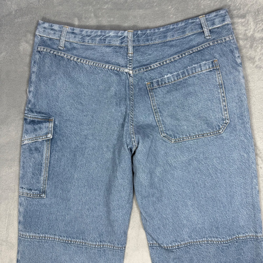 rag & bone miramar Nora cargo pant sweat pant Light Blue Women's Jeans 31 - Picture 14 of 16